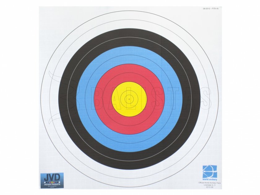 Cible en papier 60x60cm