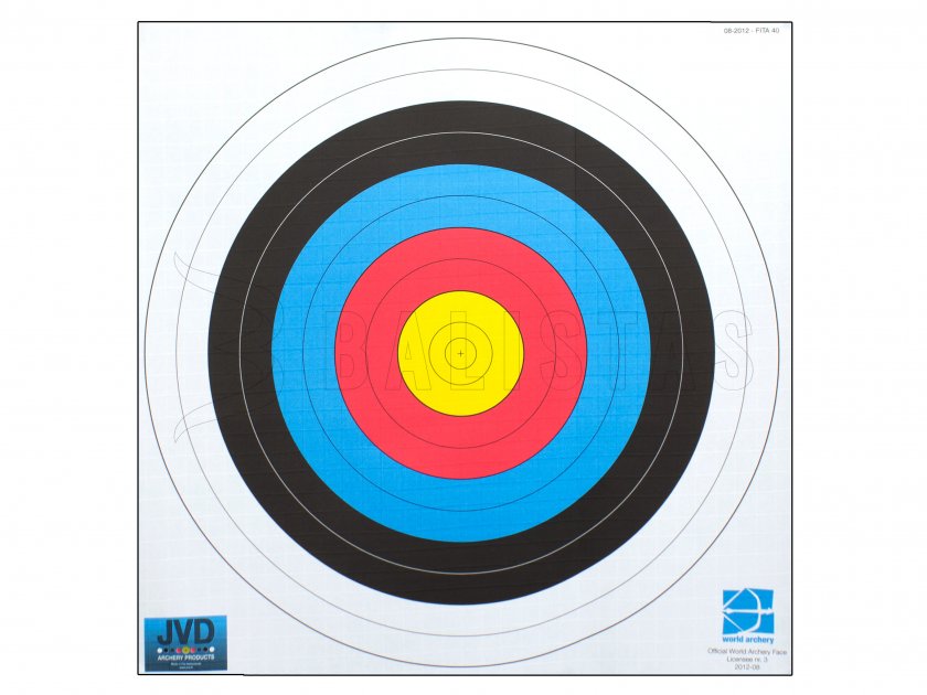 Cible en papier 80x80cm