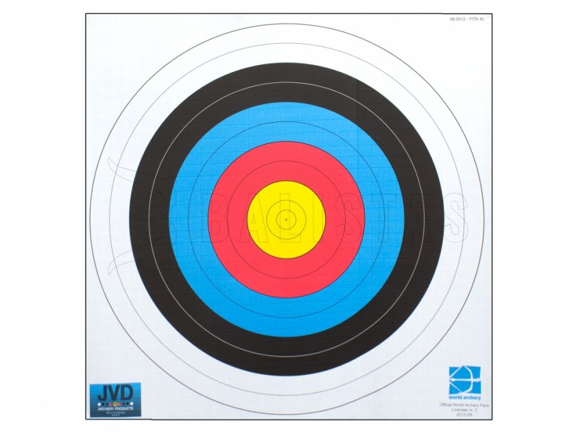 Cible en papier 80x80cm