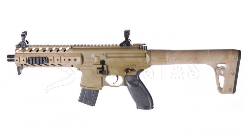 Carabine à air Sig Sauer MPX 4,5mm FDE Sand avec collimateur