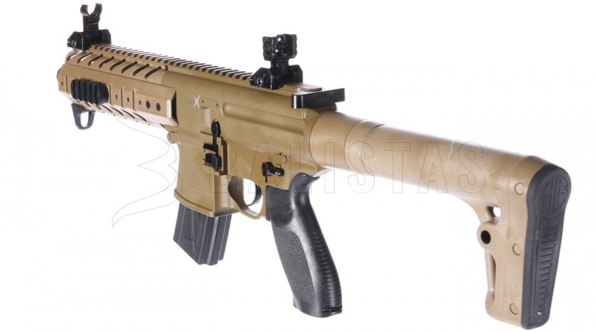 Carabine à air Sig Sauer MPX 4,5mm FDE Sand avec collimateur