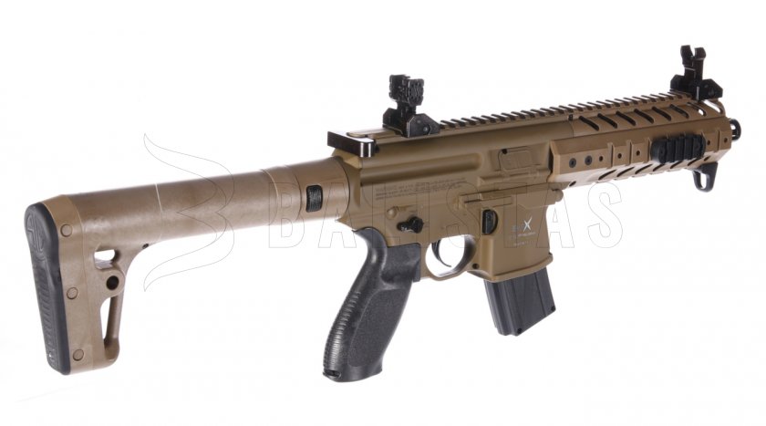 Carabine à air Sig Sauer MPX 4,5mm FDE Sand avec collimateur
