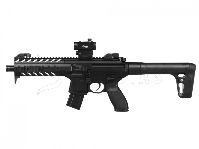 Carabine à air Sig Sauer MPX 4,5mm avec viseur point rouge
