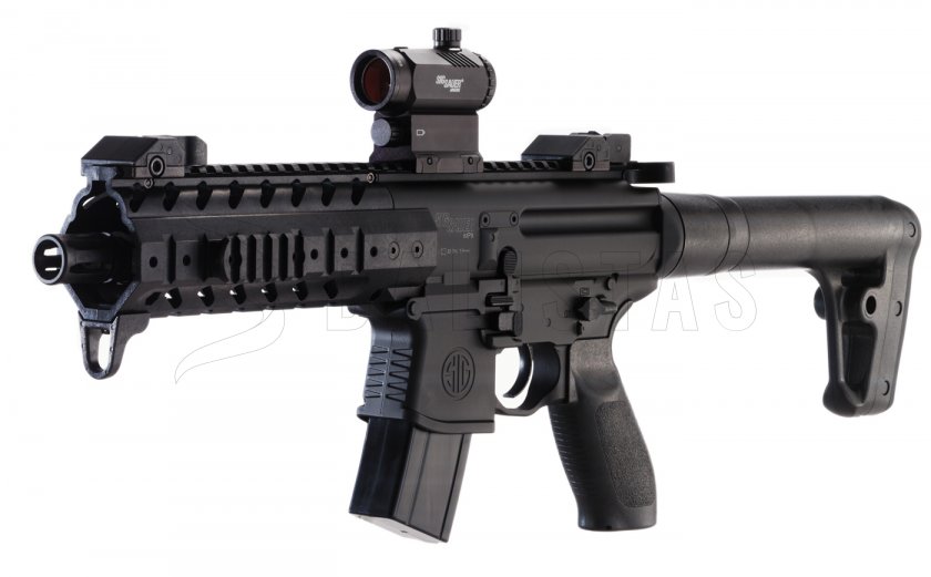 Carabine à air Sig Sauer MPX 4,5mm avec viseur point rouge
