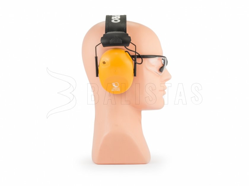 Casque RealHunter Aktivní Pro orange + lunettes