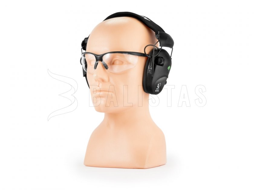 RealHunter Active Pro Noir Casque + Lunettes