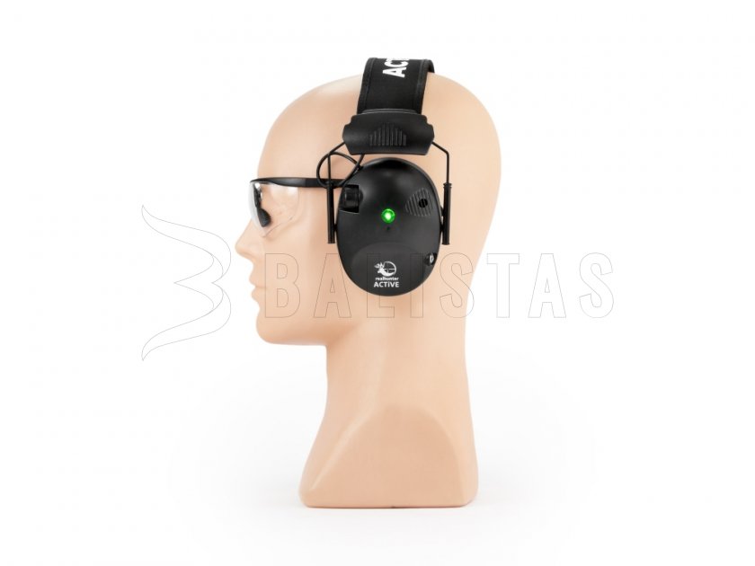 RealHunter Active Pro Noir Casque + Lunettes