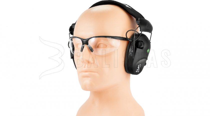 RealHunter Active Pro Noir Casque + Lunettes