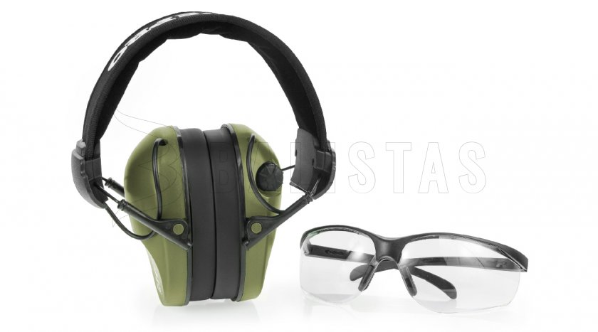 Casque + lunettes RealHunter Active Pro Green