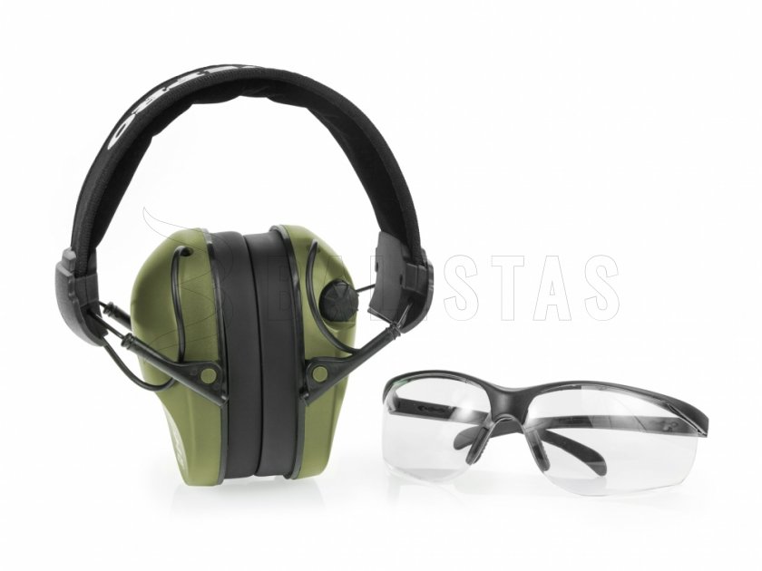 Casque + lunettes RealHunter Active Pro Green
