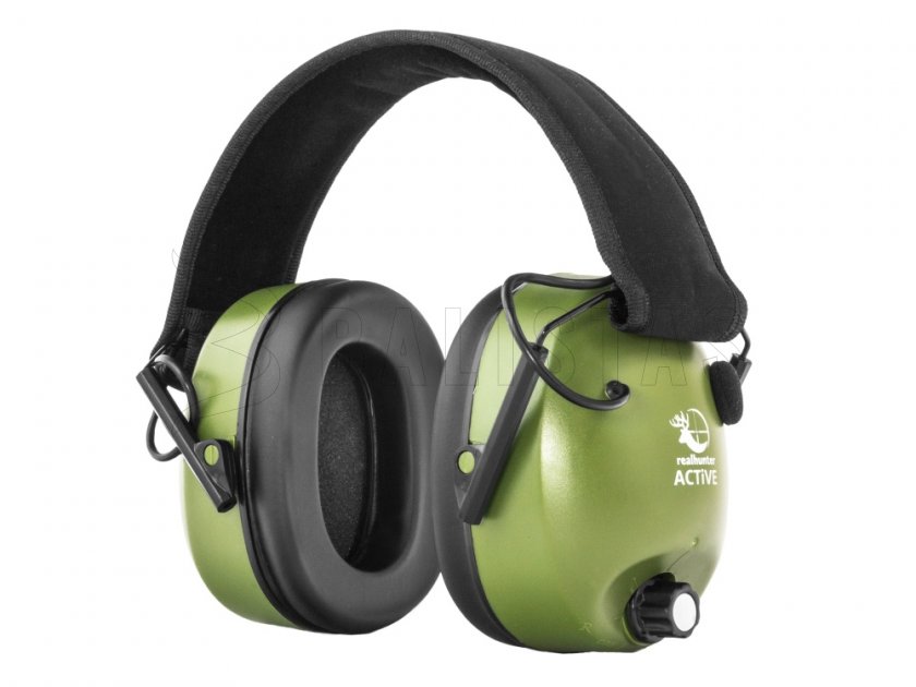 Casque d'écoute RealHunter Active Olive