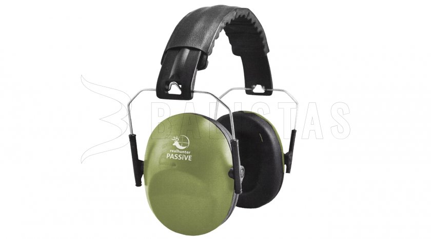 Casque d'écoute RealHunter Passive Olive