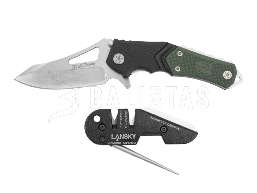 Set couteau Lansky Responder 7 + aiguisoir PSMED01