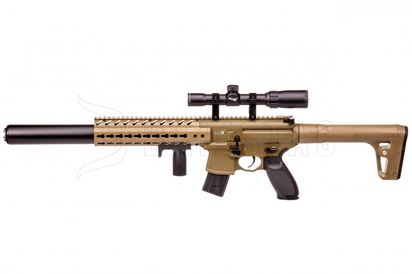 Carabine à air Sig Sauer MCX FDE 4,5mm avec lunette