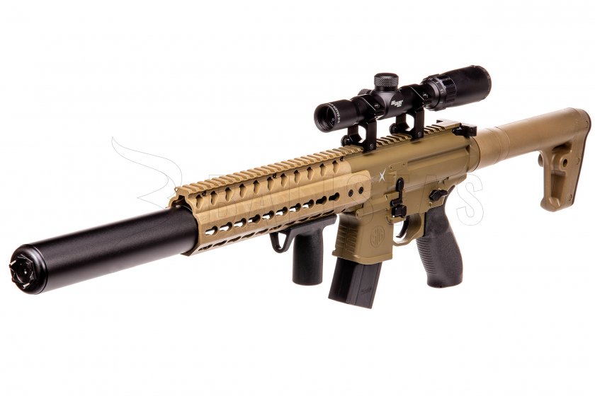 Carabine à air Sig Sauer MCX FDE 4,5mm avec lunette