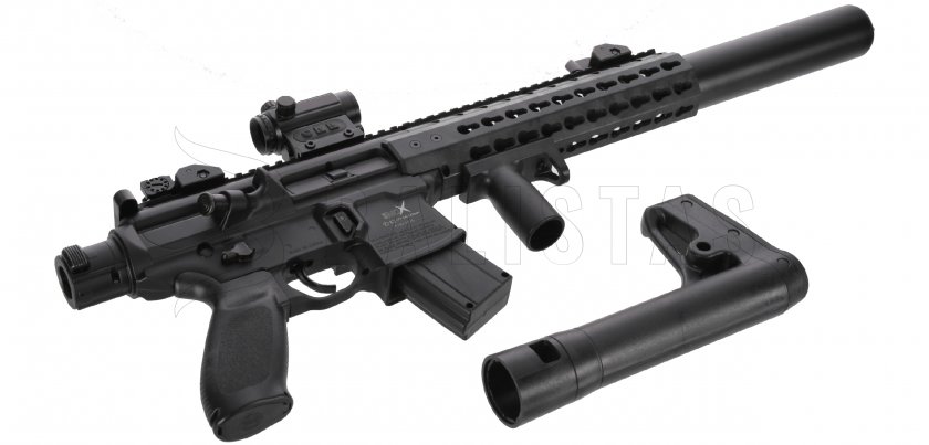 Carabine à air Sig Sauer MCX 4,5mm avec viseur point rouge
