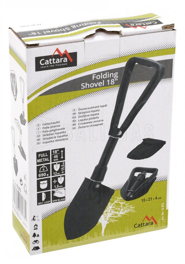 Pelle métallique pliante 46 cm