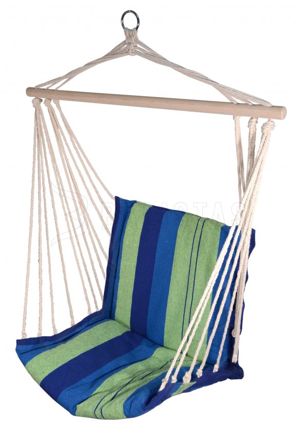Hamac de siège 95x50 cm bleu-vert