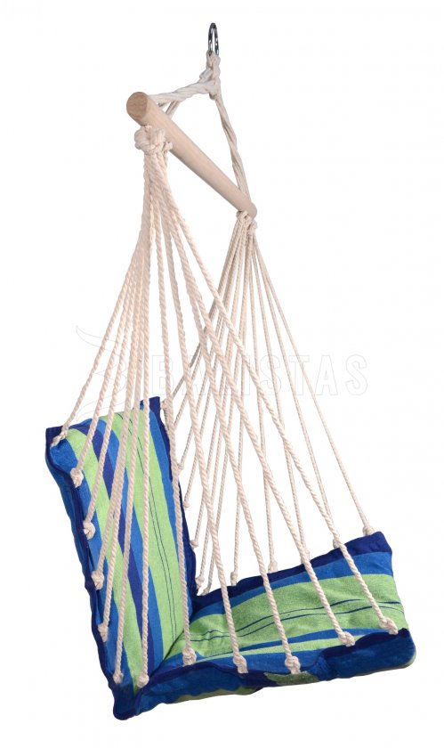 Hamac de siège 95x50 cm bleu-vert
