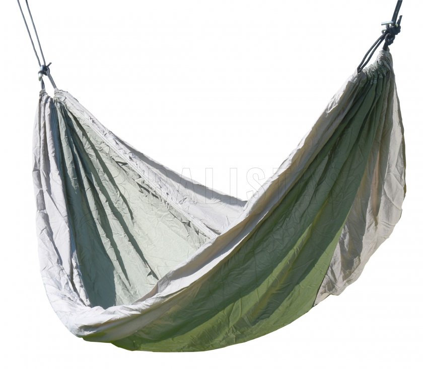 Hamac NYLON 275x137 cm vert-brun