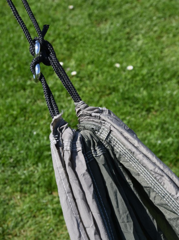 Hamac NYLON 275x137 cm vert-brun
