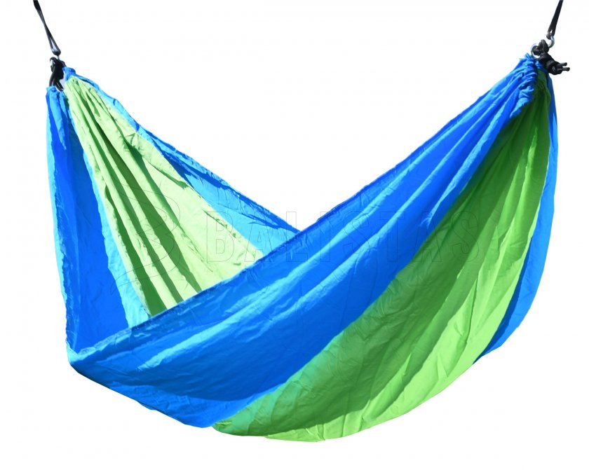 Hamac NYLON 275x137 cm vert-bleu
