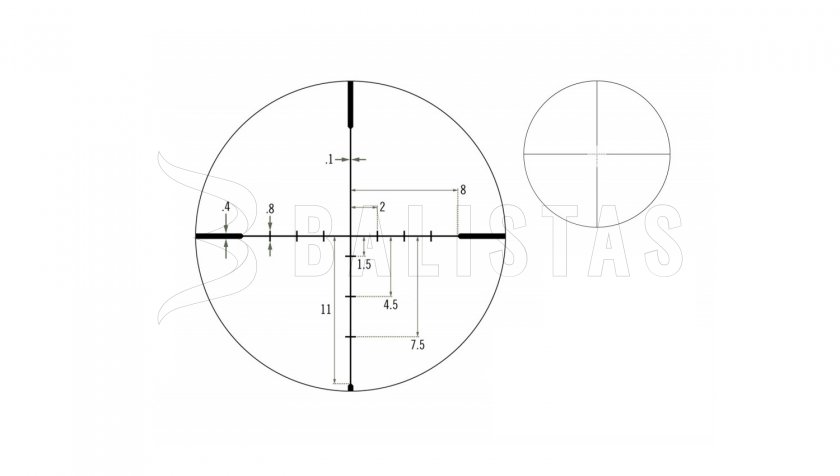 Lunette de tir Vortex Crossfire II 4-12x40 AO Dead-Hold BDC MOA