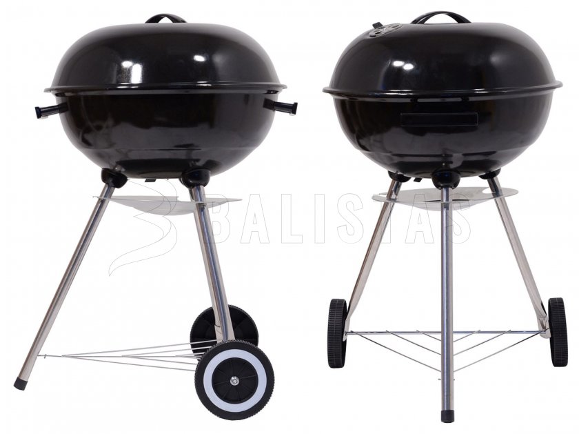 Barbecue au charbon de bois à couvercle Bari 46 cm