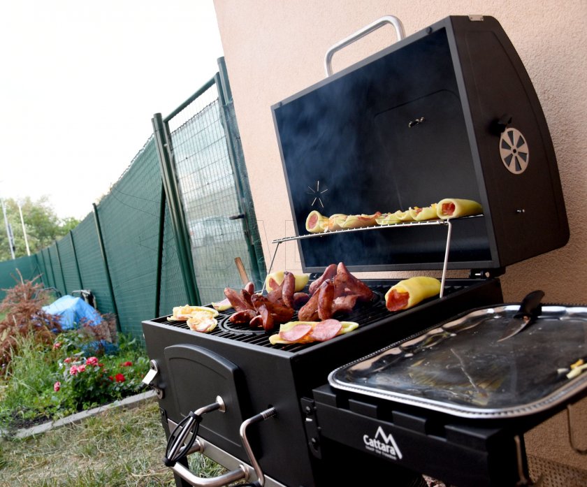 Barbecue au charbon de bois Royal, grille en fonte