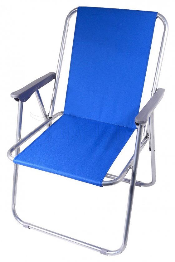 Chaise de camping pliante Bern bleu