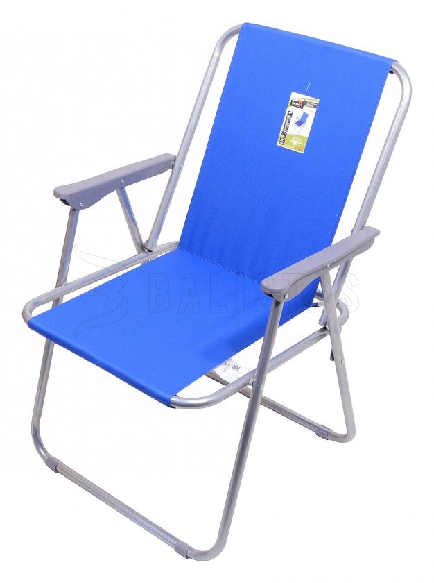Chaise de camping pliante Bern bleu