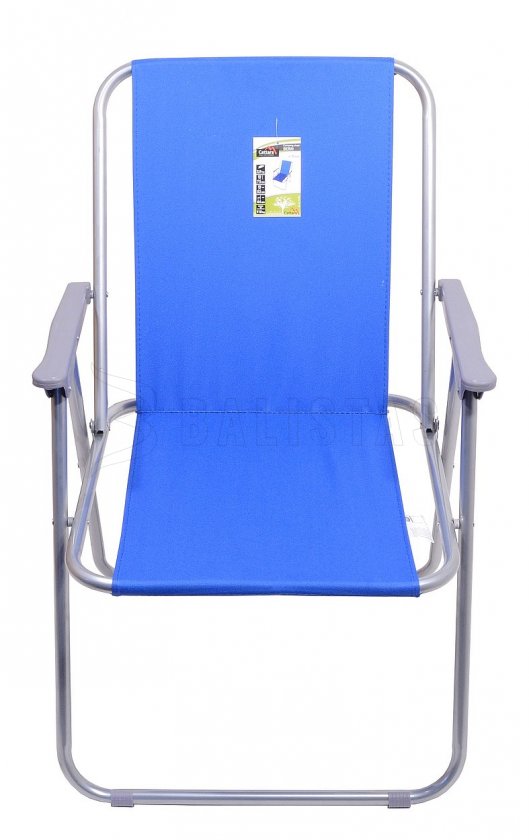 Chaise de camping pliante Bern bleu