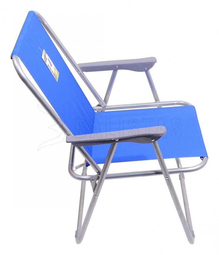 Chaise de camping pliante Bern bleu