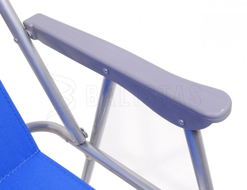 Chaise de camping pliante Bern bleu