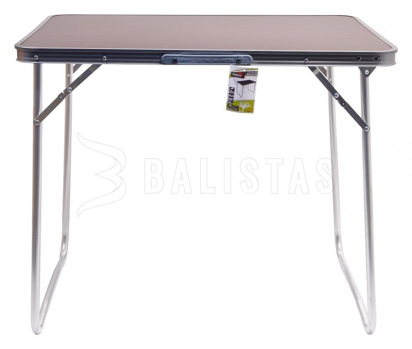 Table de camping pliante Balaton marron