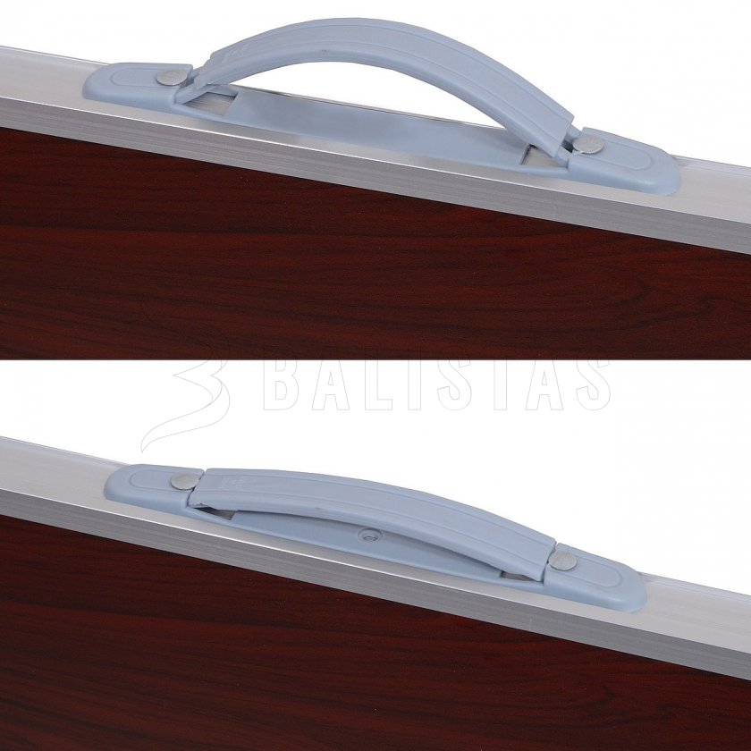 Table de camping pliante Balaton marron