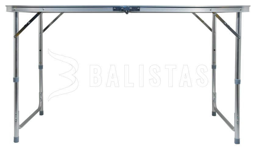 Table de camping pliante Double télescopique marron