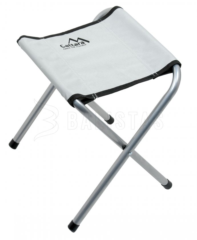 Table de camping Double télescopique grise + 4x chaises