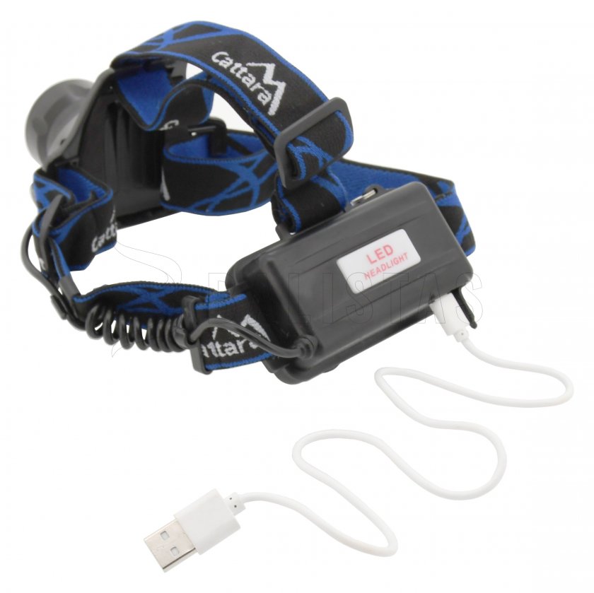 Lampe frontale LED 400 lm (1x XM-L+15x SMD)
