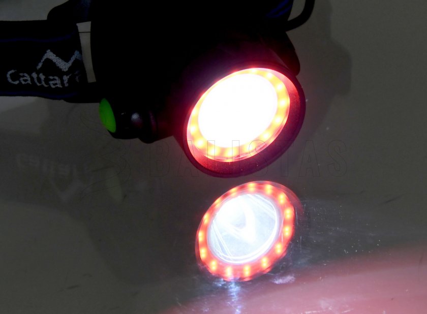 Lampe frontale LED 400 lm (1x XM-L+15x SMD)