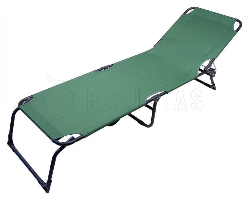 Chaise longue de camping pliante Berlin vert