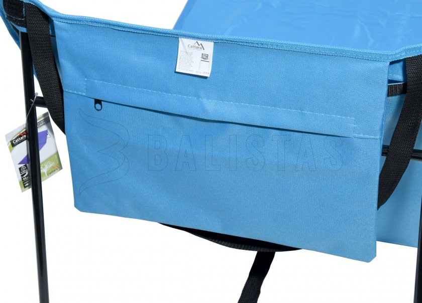 Lit de camp Korfu bleu