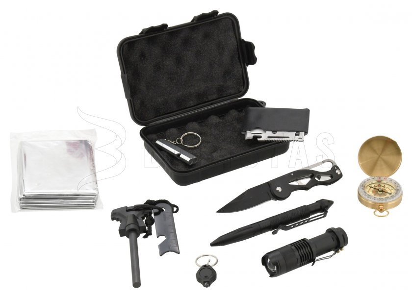 Kit de survie SOS 10 pièces