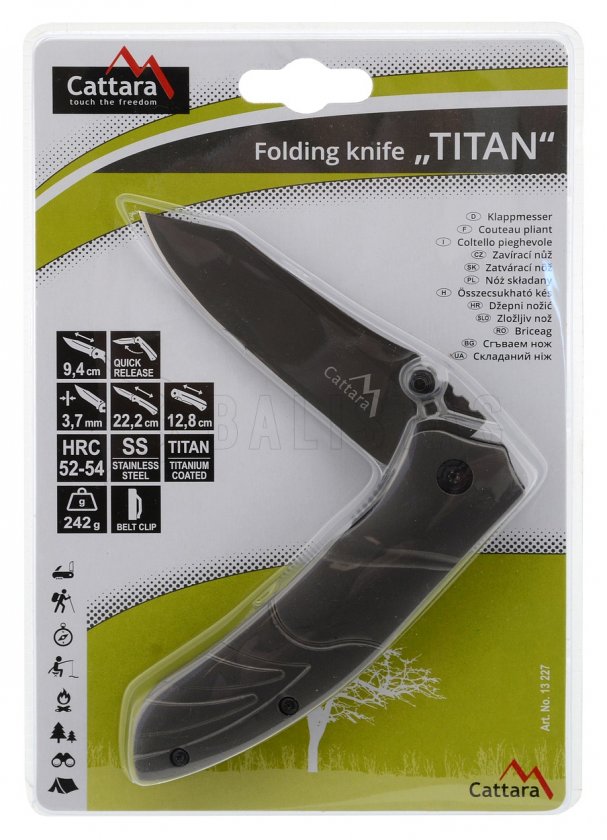 Couteau pliant Titan avec verrou 22 cm