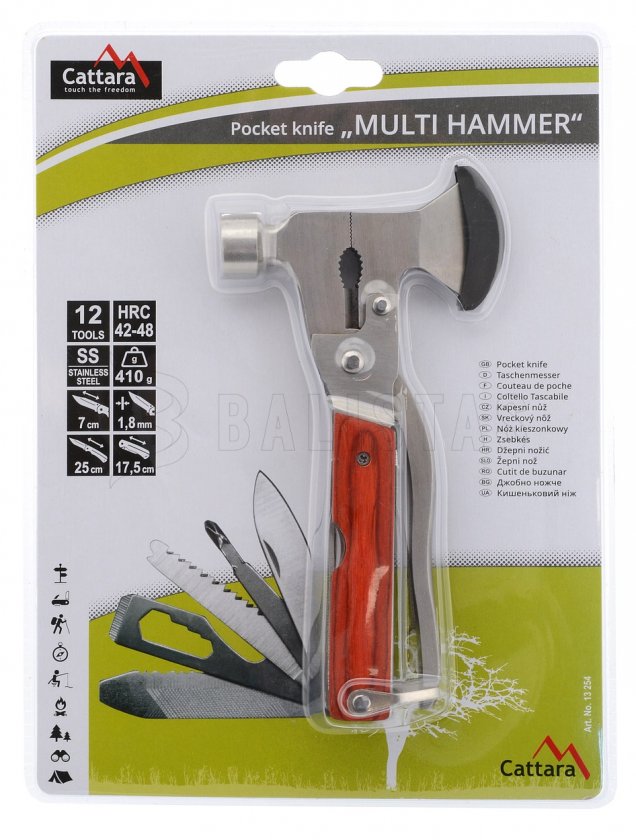 Couteau multi-marteaux 18 cm
