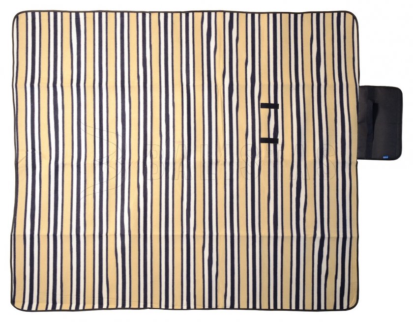 Couverture de pique-nique Fleece 150x135 cm bleu
