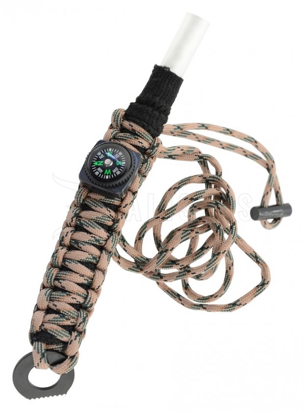 Bracelet d'extérieur avec boussole et accessoires