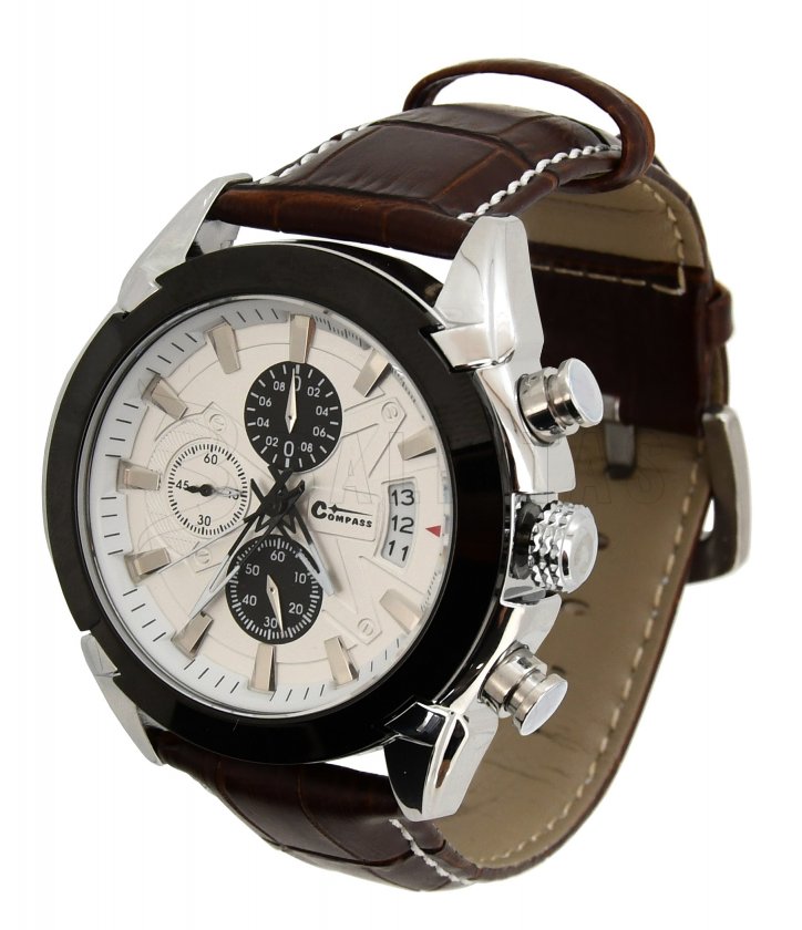 Montre Chrono White Compass
