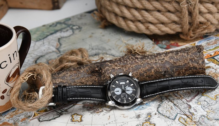 Montre Chrono Black Compass