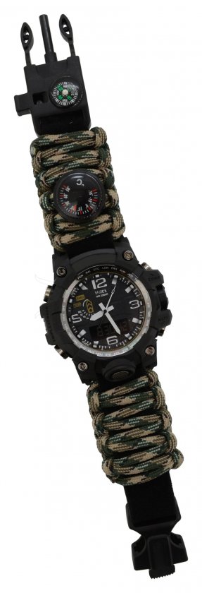 Montre outdoor avec thermomètre Waterproof